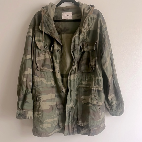 Tna camo utility hooded jacket - Picture 1 of 5